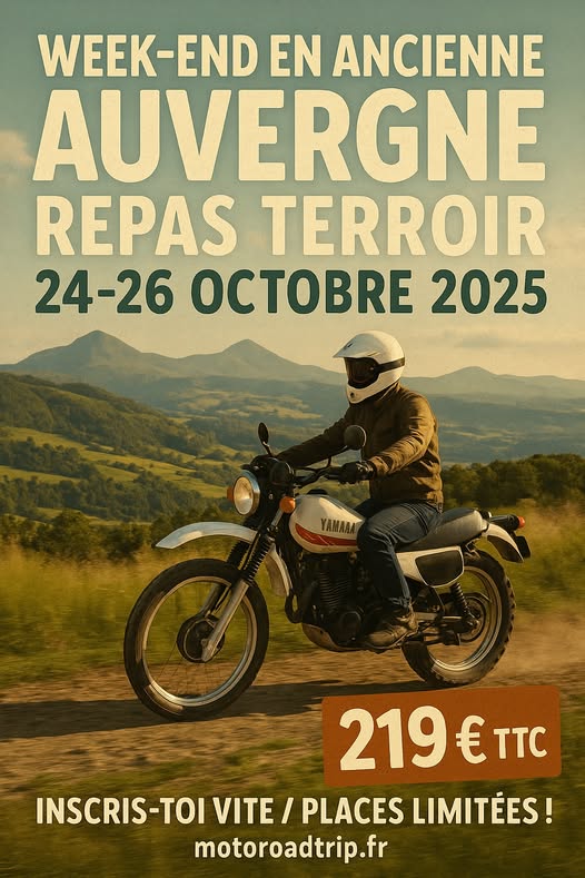 Week-end Auvergne en Ancienne avec Repas du terroir
